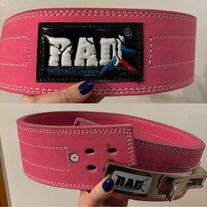 RAD Women’s Pink Weightlifting Belt - Medium